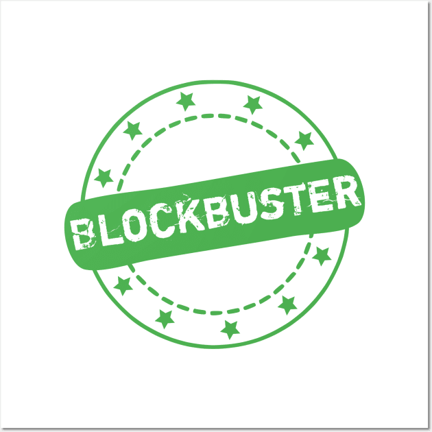 Blockbuster Stamp Icon Wall Art by Designso